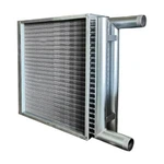 Scambiatore di calore a piastre aria-acqua con tubo alettato in rame per sistema HVAC